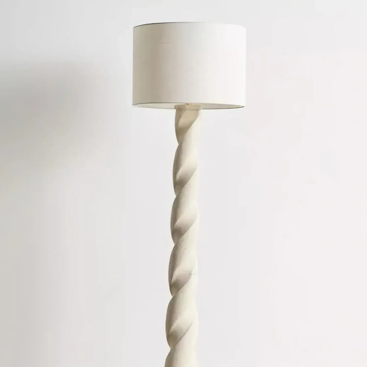 TwistLight | Elegant Minimalist Modern Floor Lamp with Fabric Shade 4