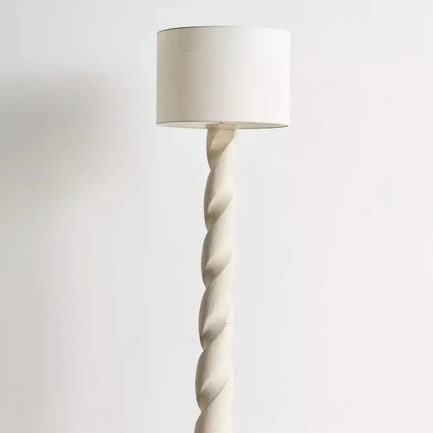 TwistLight | Elegant Minimalist Modern Floor Lamp with Fabric Shade 4