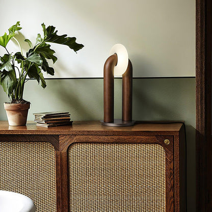 Elegant Curved Table Lamp