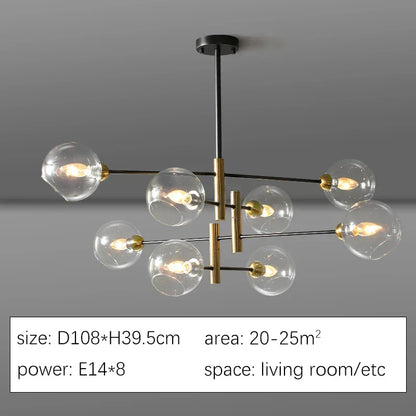 Coastal Crystal Ceiling Light
