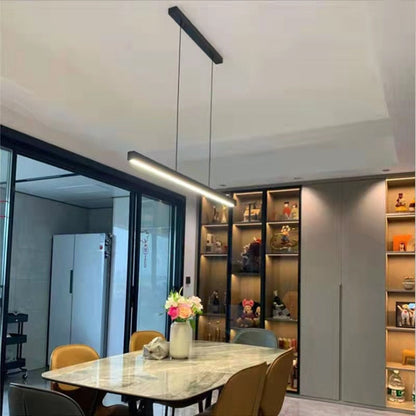 Sleek Black Modern Ceiling Light