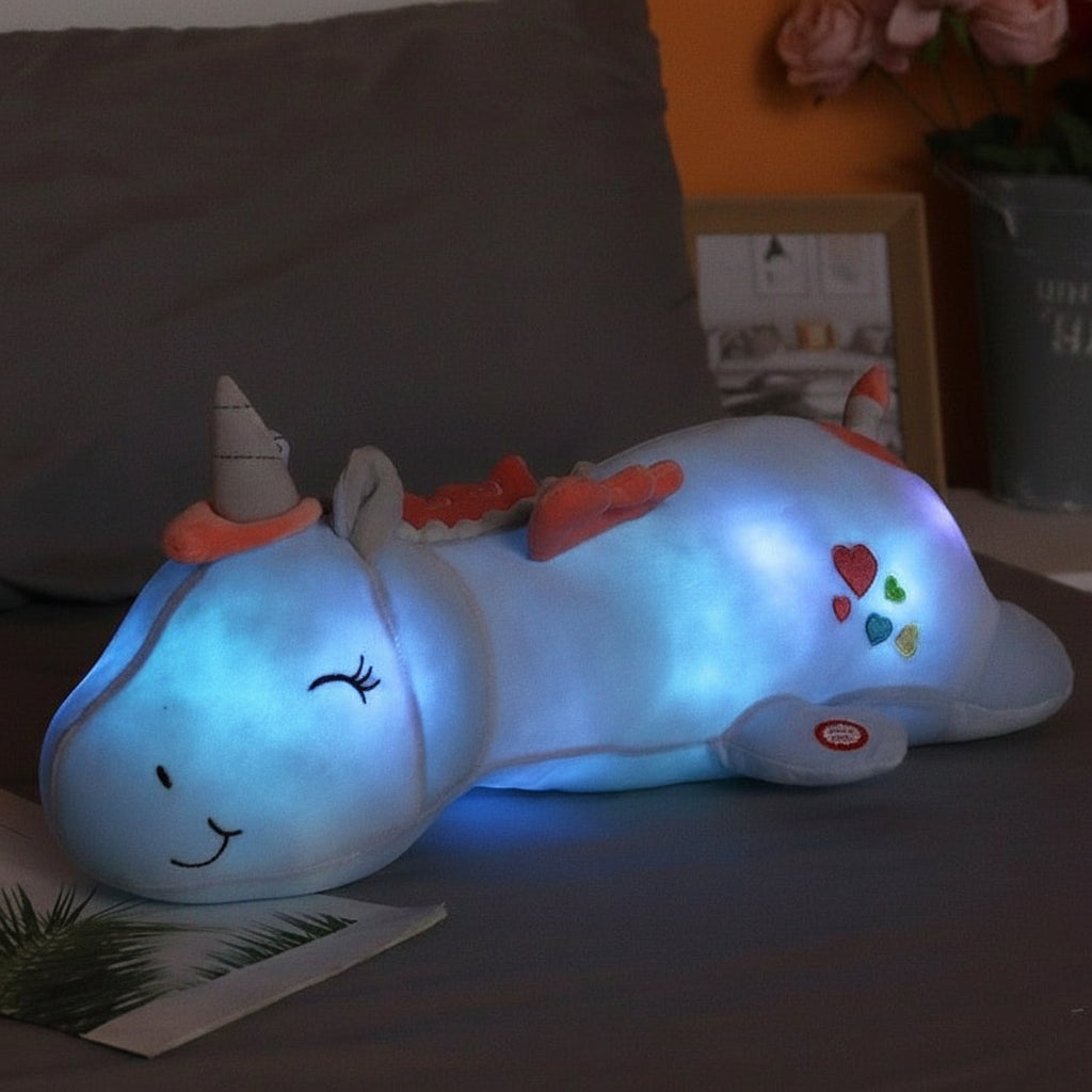 Cuddly Unicorn LED Nightlight Soft Toy Friend