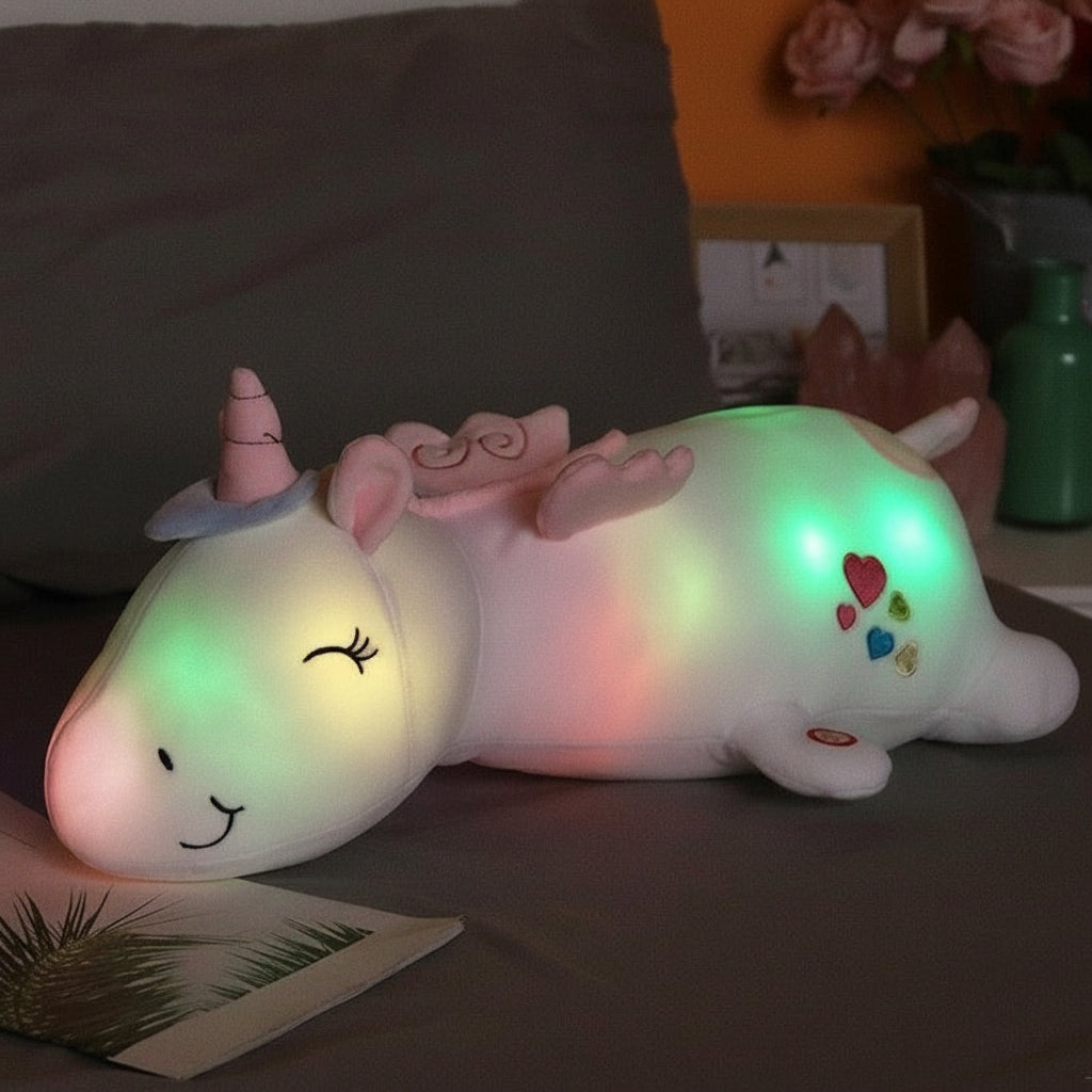 Cuddly Unicorn LED Nightlight Soft Toy Friend