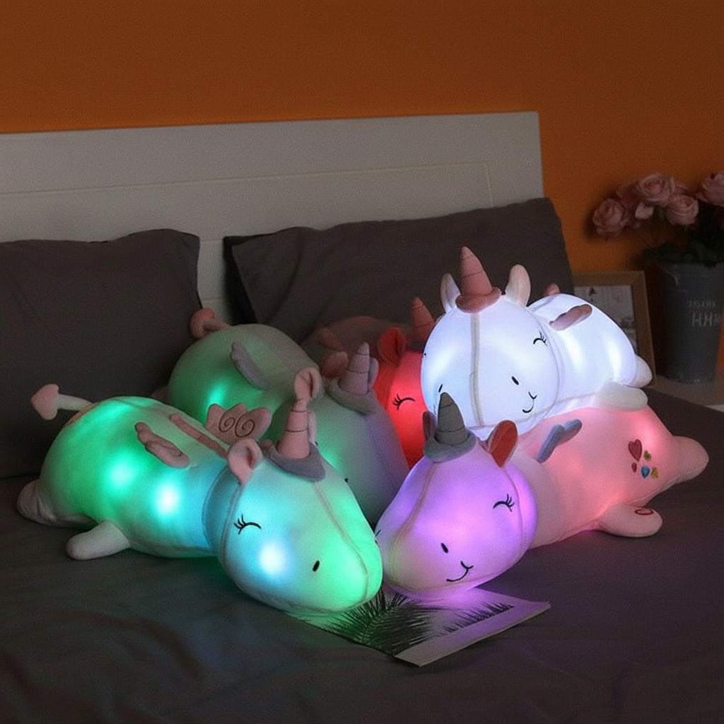Cuddly Unicorn LED Nightlight Soft Toy Friend