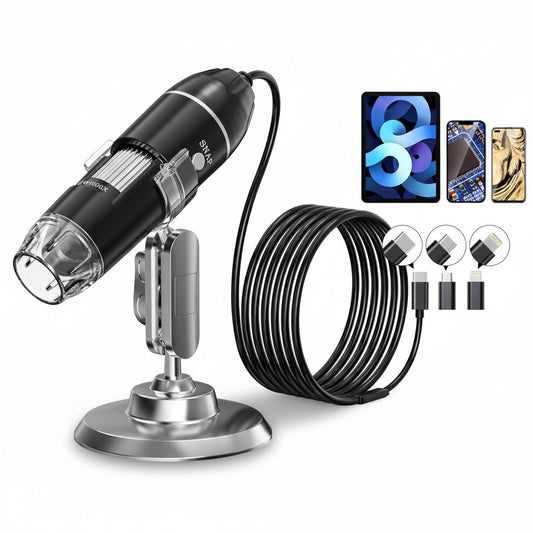Compact USB Handheld Microscope HD Phone Camera Magnifier - Lusomart