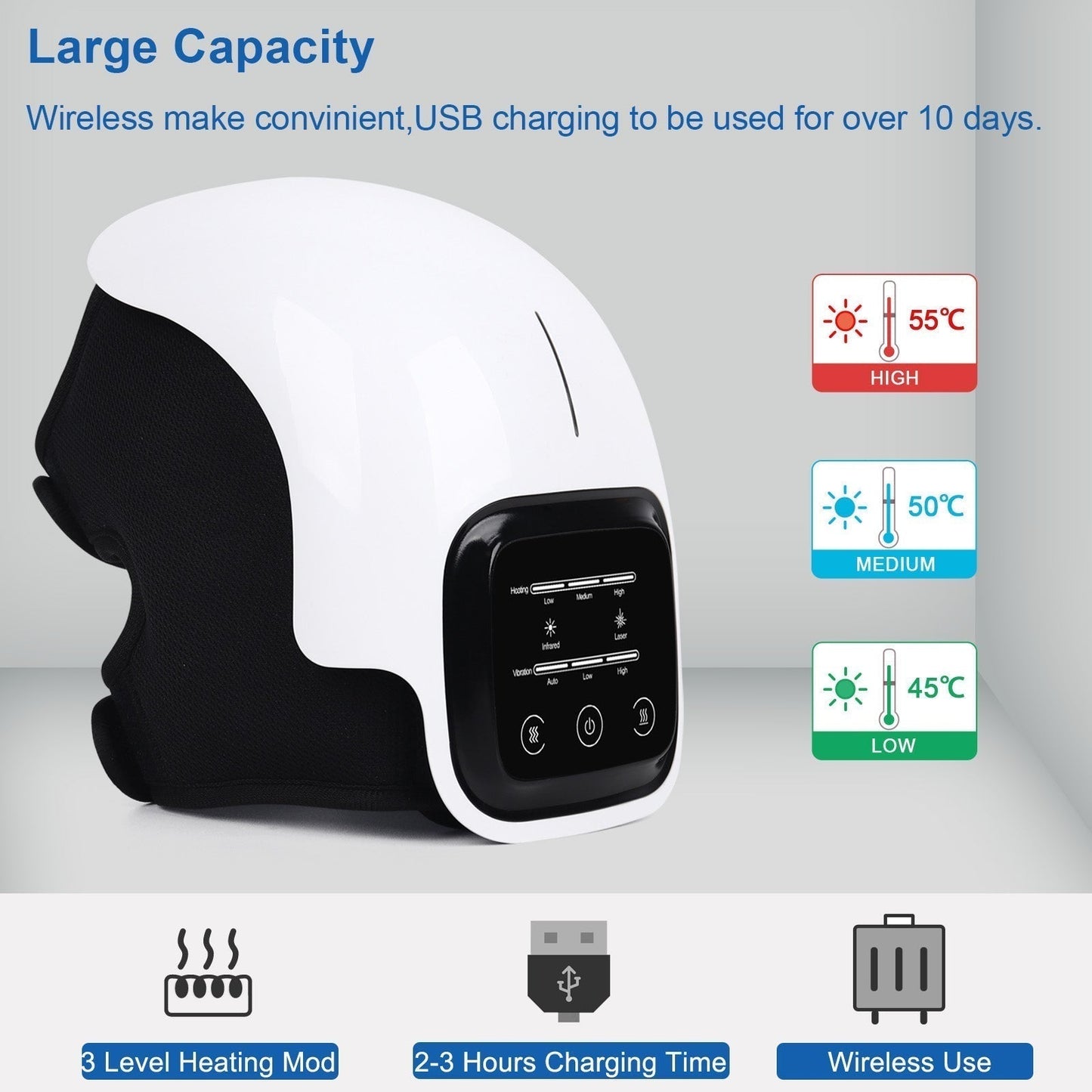 Advanced Knee Massager with Heat Therapy Relief
