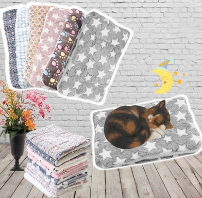 Cozy Plush Cat Throw Blanket - Lusomart