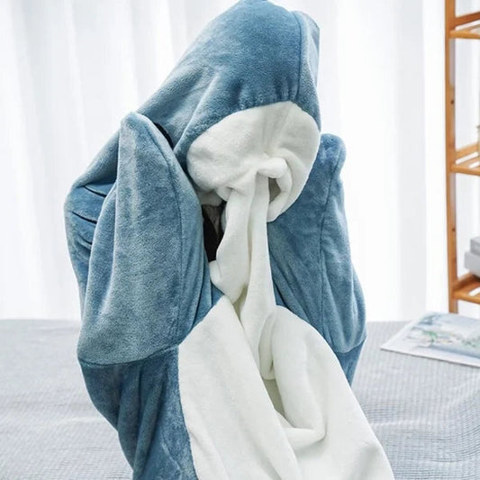 Cozy Shark Pajama Onesie for Kids Sleepwear - Lusomart