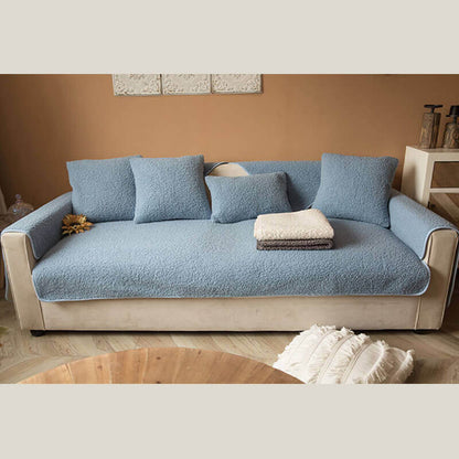 Plush Fleece Sofa Throw Cover 90x160 cm