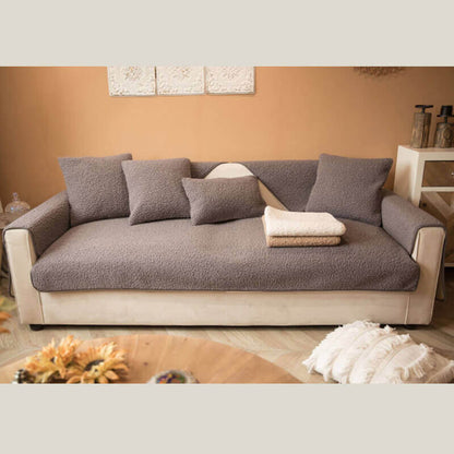 Plush Fleece Sofa Throw Cover 90x160 cm