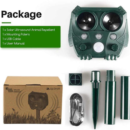 Outdoor Pest Repeller for Cats, Foxes and Birds