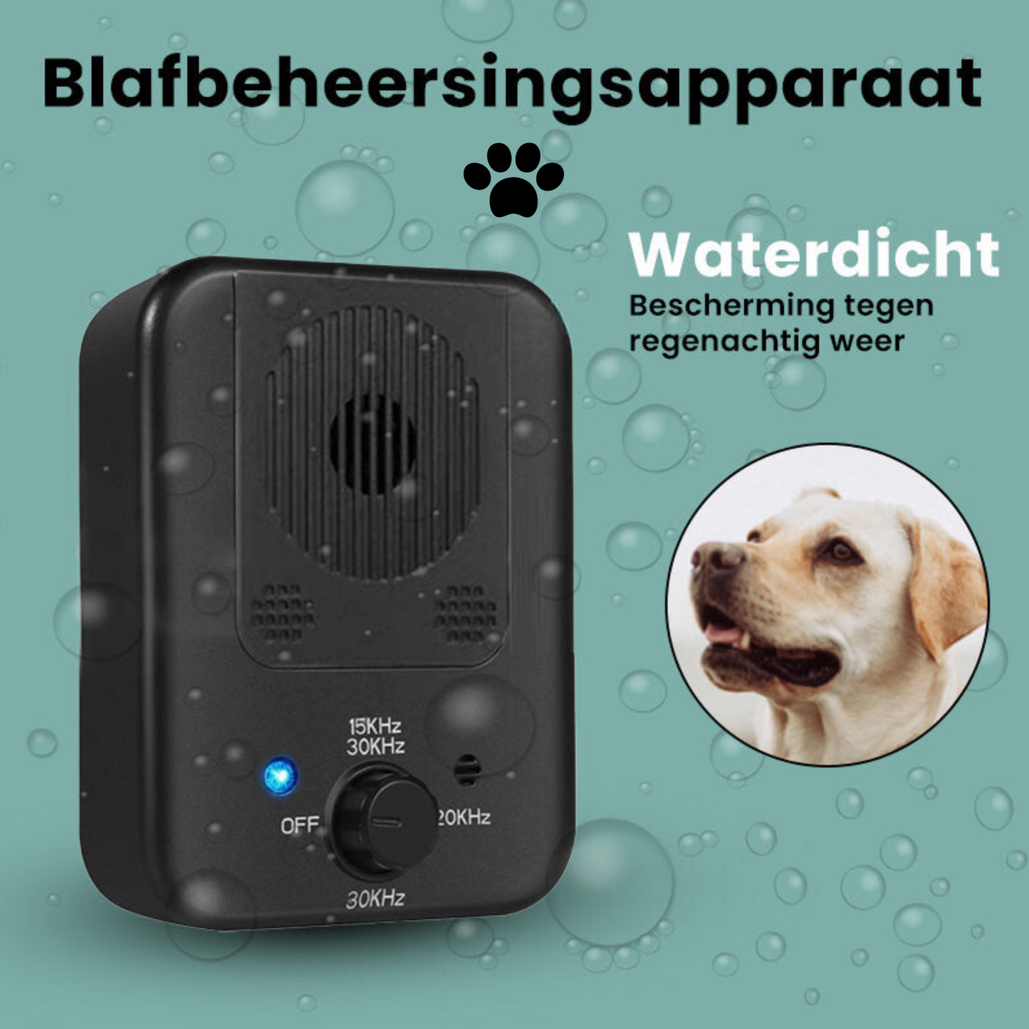 Ultrasonic Anti Dog Barking Device – Adjustable Intensity, Waterproof, 15-Meter Range for Dog Barking Prevention 4