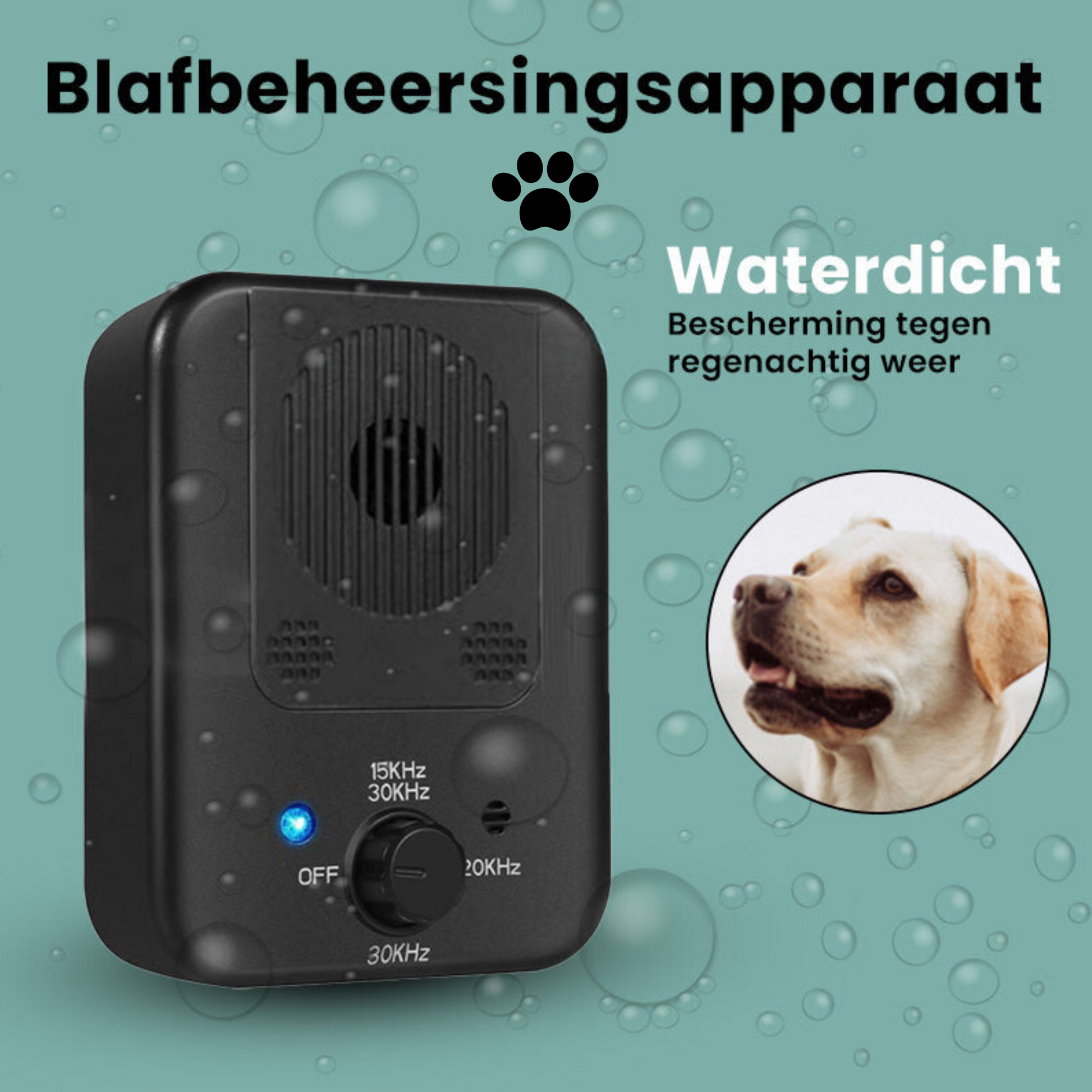 Ultrasonic Anti Dog Barking Device – Adjustable Intensity, Waterproof, 15-Meter Range for Dog Barking Prevention 4