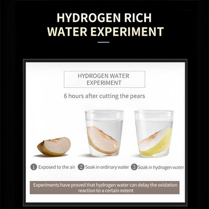 Portable Alkaline Hydrogen Infused Water Bottle