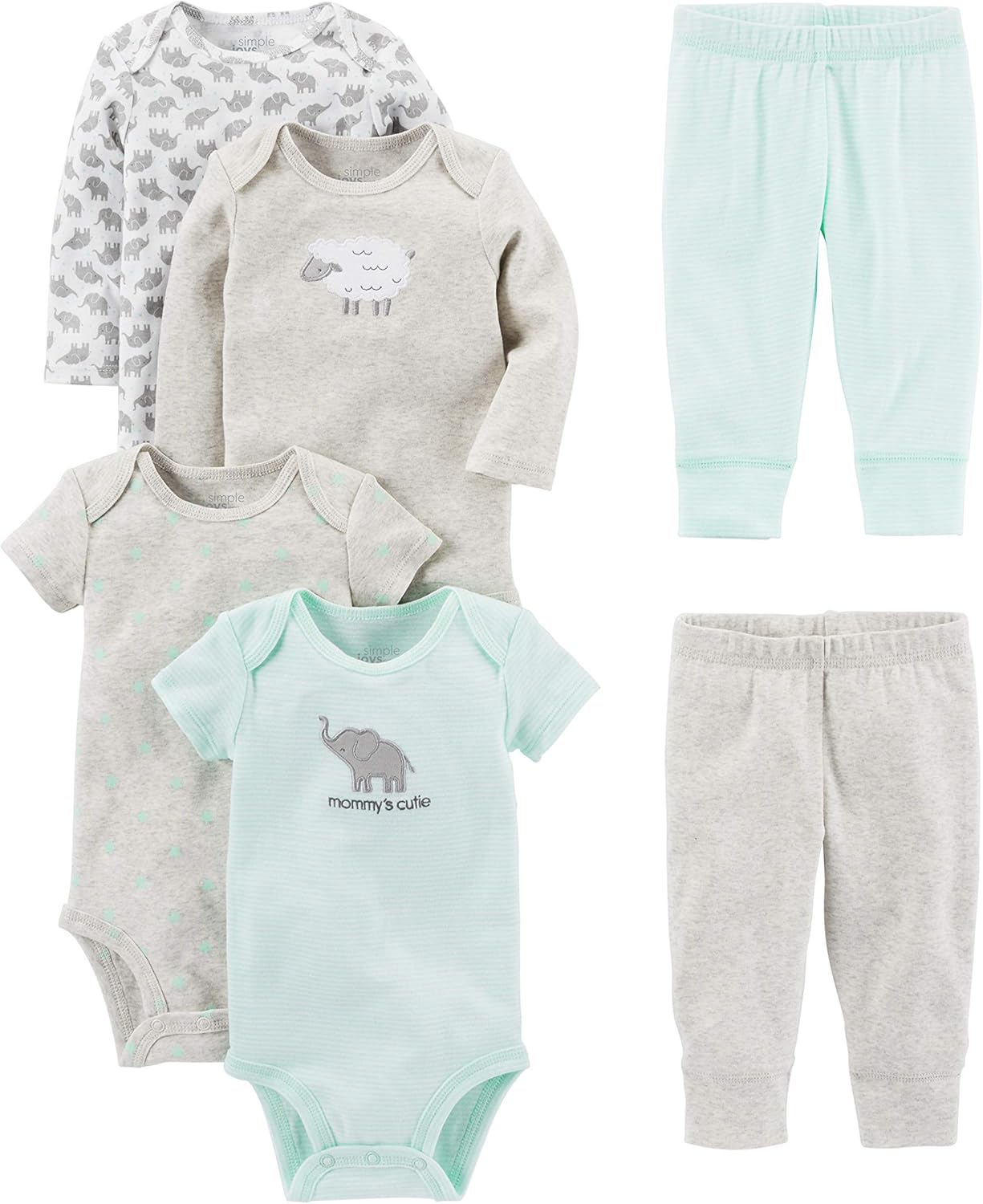Unisex Baby 6-Piece Clothing Set 4
