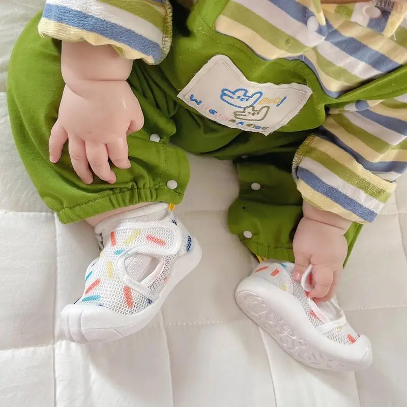 Unisex Babysandalen Eerste Stapjes Ademend Lichtgewicht Antislip Rubber 5