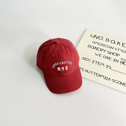 Unisex Baseball Pet NYC Verstelbaar Katoen voor Kinderen 1-7 Jaar 7