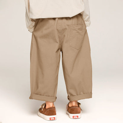 Comfortable Boys Girls Casual Cotton Trousers - Lusomart