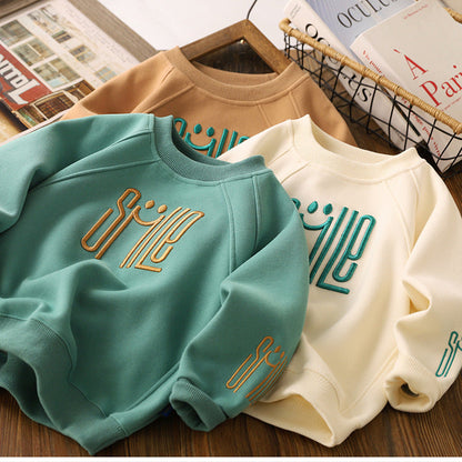 Colorful Kids Crew Neck Sweater - Lusomart