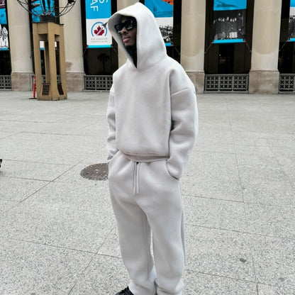 Men’s Oversized Lounge Set Two-Piece Hoodie and Pants - Image 6