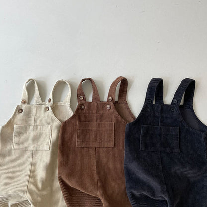 Unisex Tuinbroek Katoen Verstelbare Schouderbanden Zwart Bruin Beige 5