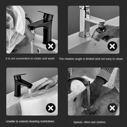 Universal Rotating Arm Faucet with Splash-Proof Design – Versatile Kitchen and Bathroom Tap for Maximum Convenience 2