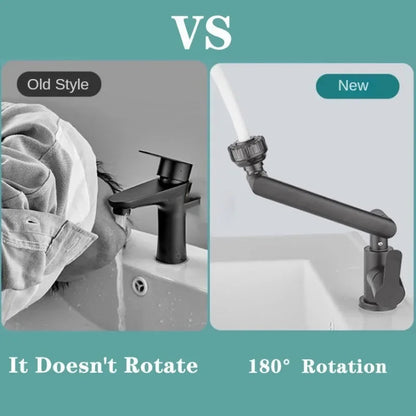Universal Rotating Arm Faucet with Splash-Proof Design – Versatile Kitchen and Bathroom Tap for Maximum Convenience 5
