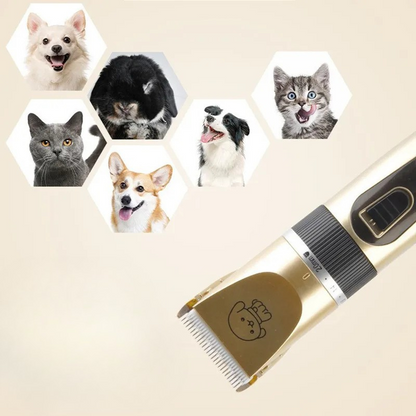 Quiet Pet Grooming Clippers With Rechargeable Battery