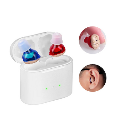 Discreet Rechargeable Behind Ear Hearing Aids - Lusomart