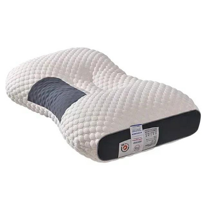 Comfort Neck Pillow with Massage and Ergonomic Support - Lusomart