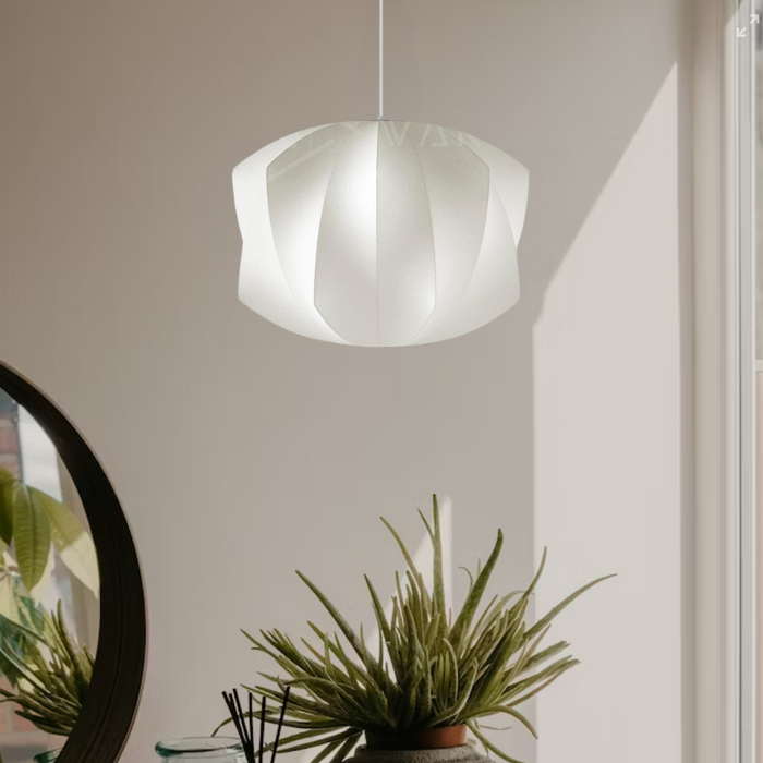 Sleek Glass Drop Pendant Light