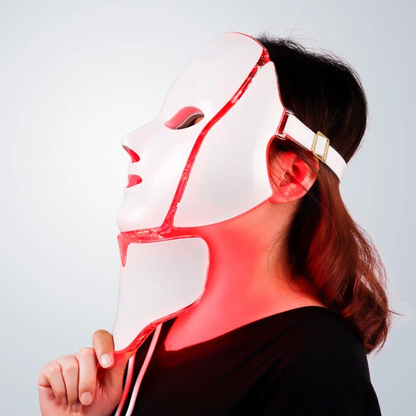 Rejuvenating 7 Color LED Face Mask With Neck Care
