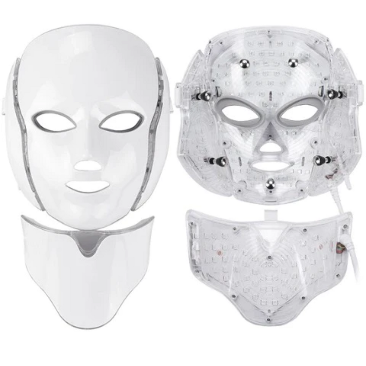 Rejuvenating 7 Color LED Face Mask With Neck Care
