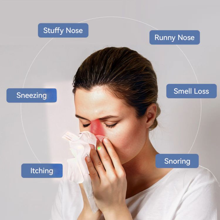 Natural Red Light Nasal Relief for Sinus Issues
