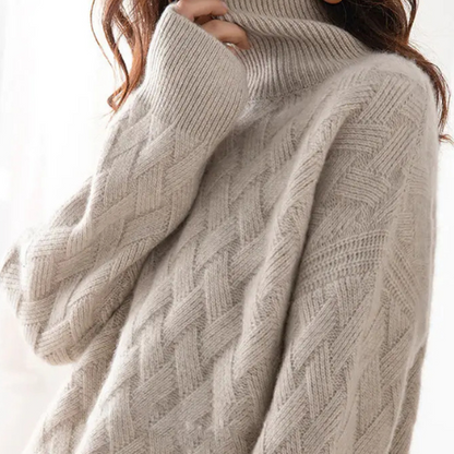 Cozy Crew Neck Knit Sweater