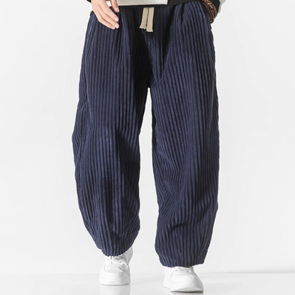 Comfortable Corduroy Wide Leg Jogging Pants