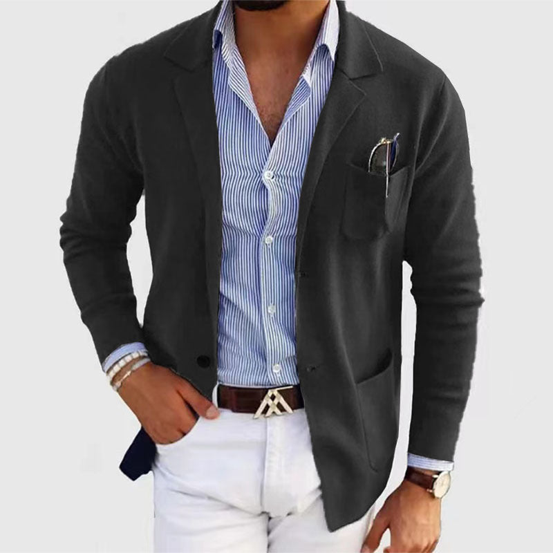 UrbanPoly Blazer – A casual polyester blazer designed for everyday wear. 4