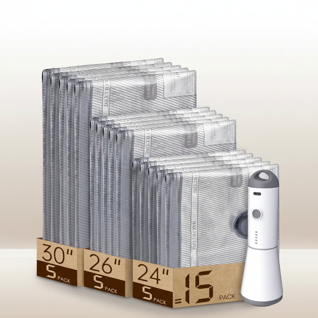Space Saver Bags Portable Pump Travel Kit
