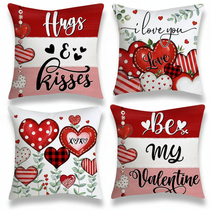 Lovely Valentine Heart Pattern Pillowcase Set - Lusomart