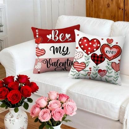 Lovely Valentine Heart Pattern Pillowcase Set