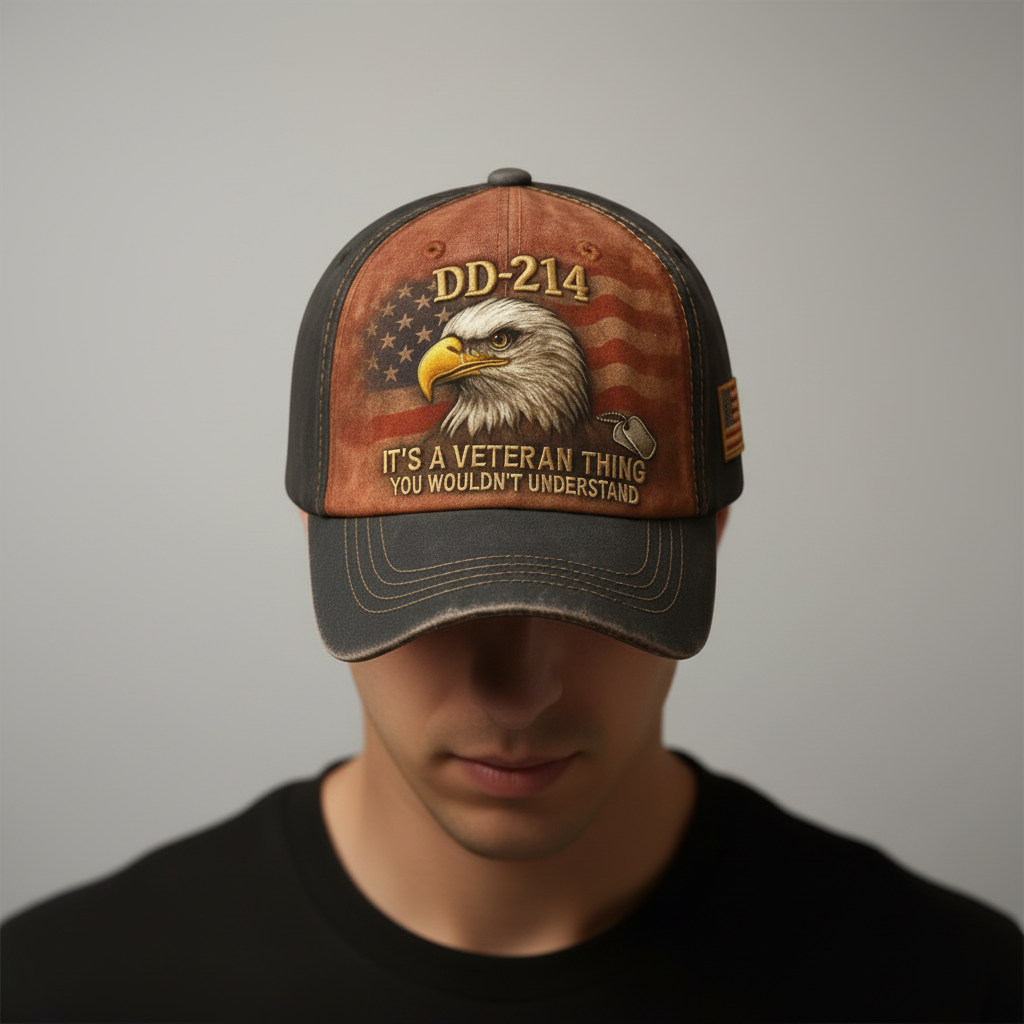 Patriotic American Flag Baseball Cap for Men