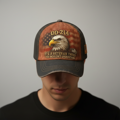 Patriotic American Flag Baseball Cap for Men