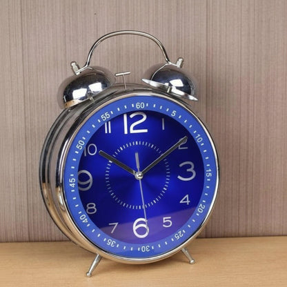 Retro Style Metal Loud Double Bell Bedroom Alarm Clock