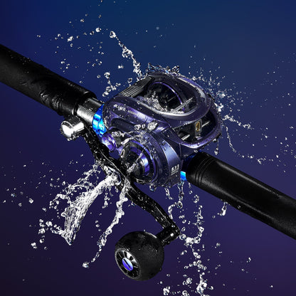Durable Baitcast Fishing Reel with Clicker System