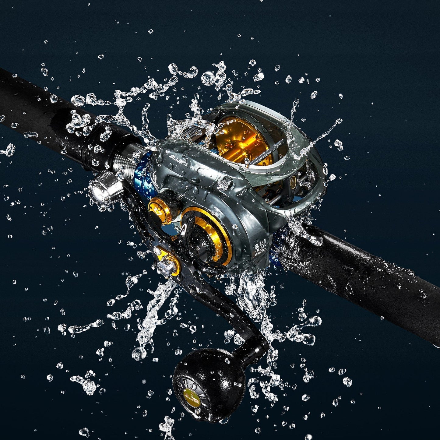 Durable Baitcast Fishing Reel with Clicker System