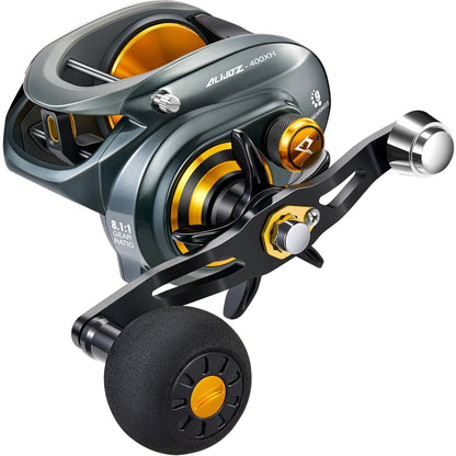 Durable Baitcast Fishing Reel with Clicker System