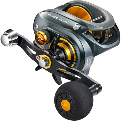 Durable Baitcast Fishing Reel with Clicker System