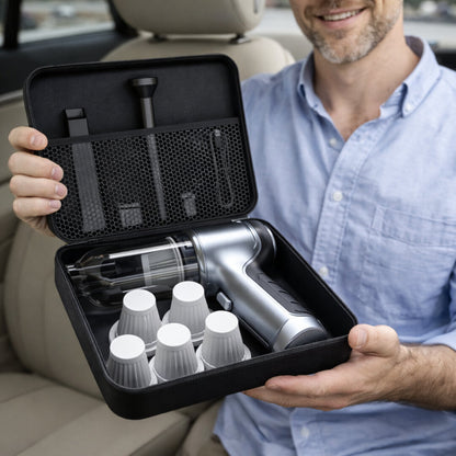 Portable Handheld Vacuum Storage Container Box - Lusomart