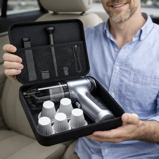 Portable Handheld Vacuum Storage Container Box - Lusomart