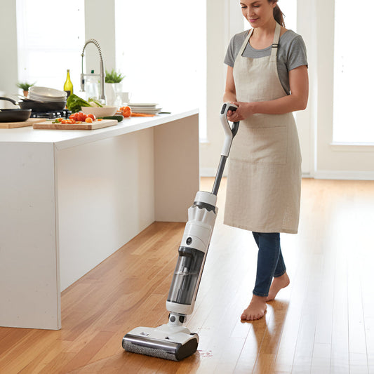 Portable Cordless Hard Floor Vacuum Mop - Lusomart
